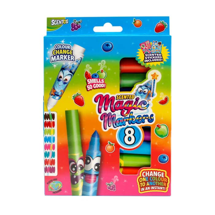 Scented Magic Markers, Pack Of 8