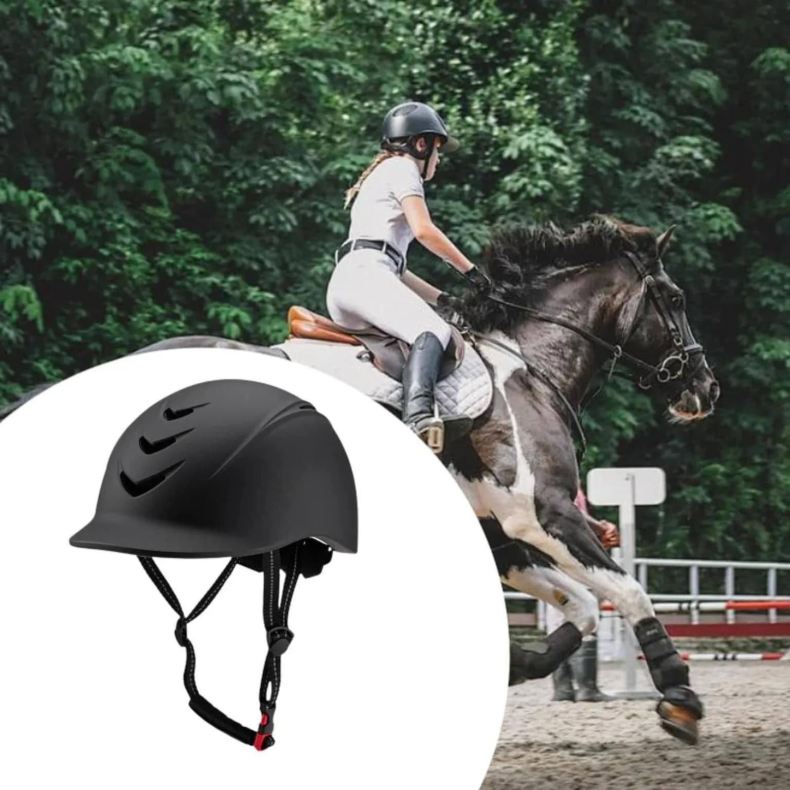 Horse Riding Helmet Equestrian Sport Lightweight and Safe for Women, Men, and Youth