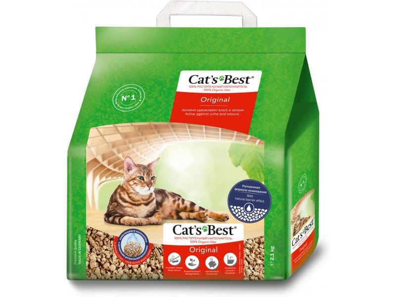 رمل قطط CATS BEST OKO PLUS صديق للبيئة 5 لتر