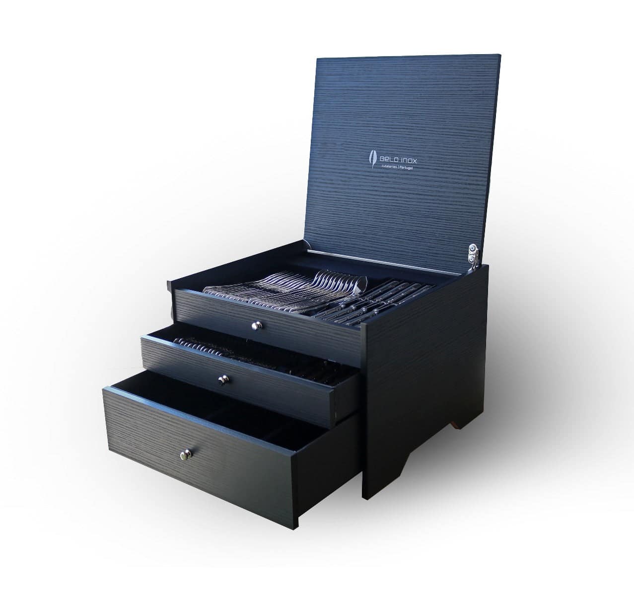 طقم أدوات مائدة 75 قطعة من Belo Inox Imperium - فضي