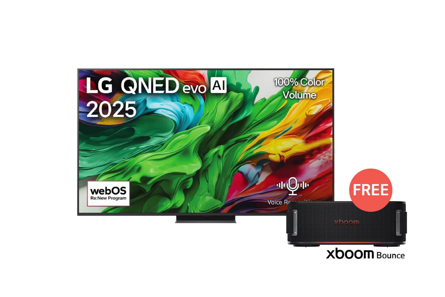 شاشة إل جي QNED evo مقاس 86 بوصة QNED86 بدقة 4K