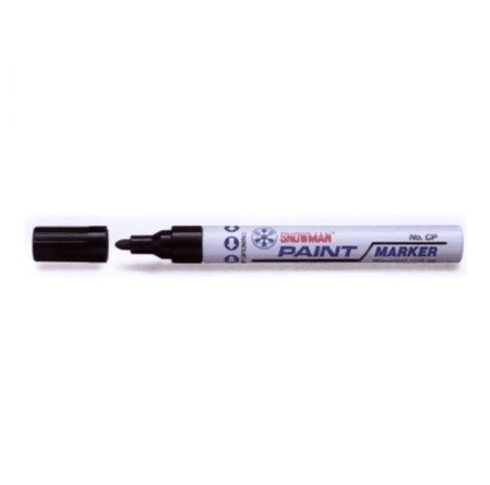 SNOWMAN PAINT MARKER - Black