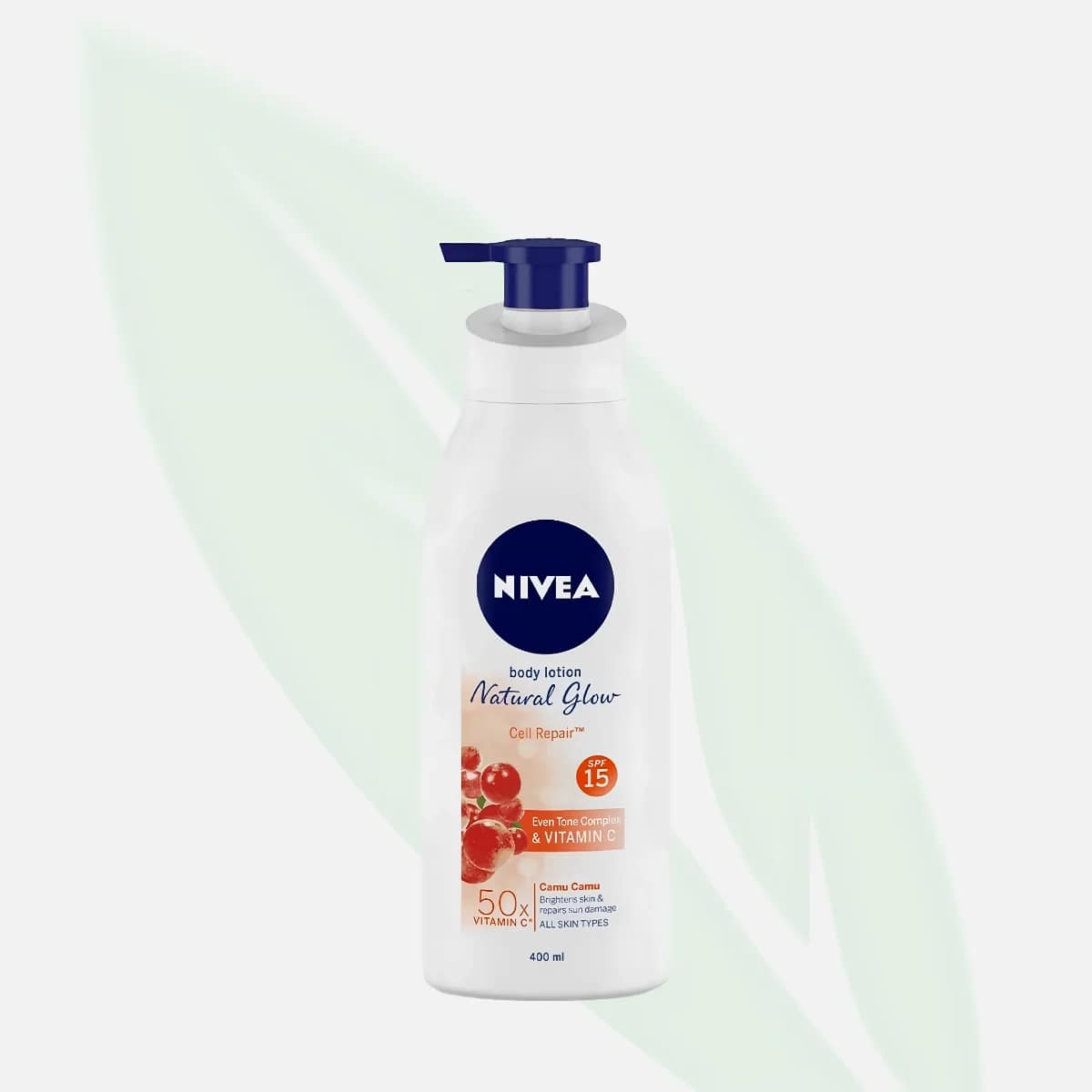 NIVEA Natural Glow Body Lotion SPF 15 400ml