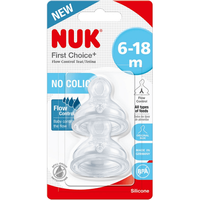 NUK First Choice Silicone Teat Size 2