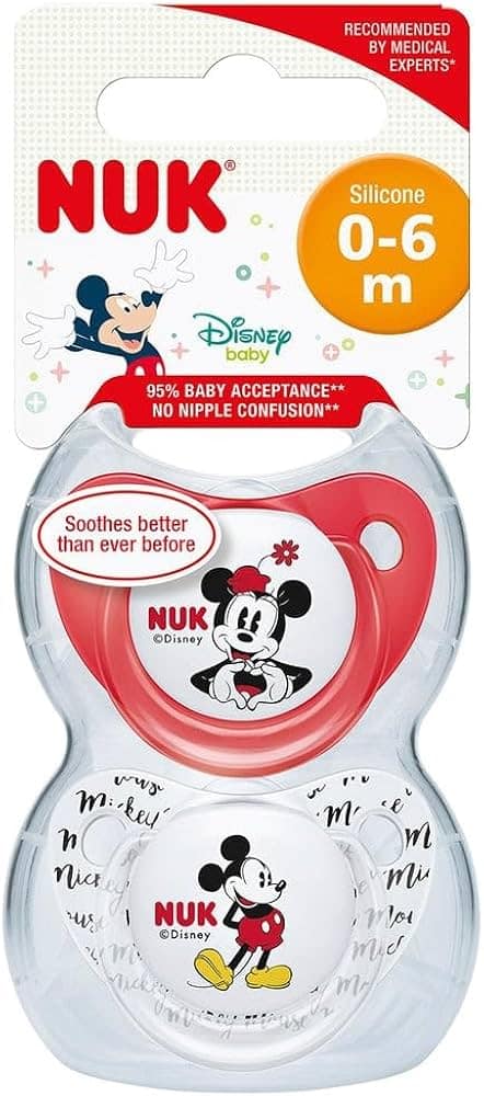 NUK Disney Orthodontic Pacifier Size 1 0-6m