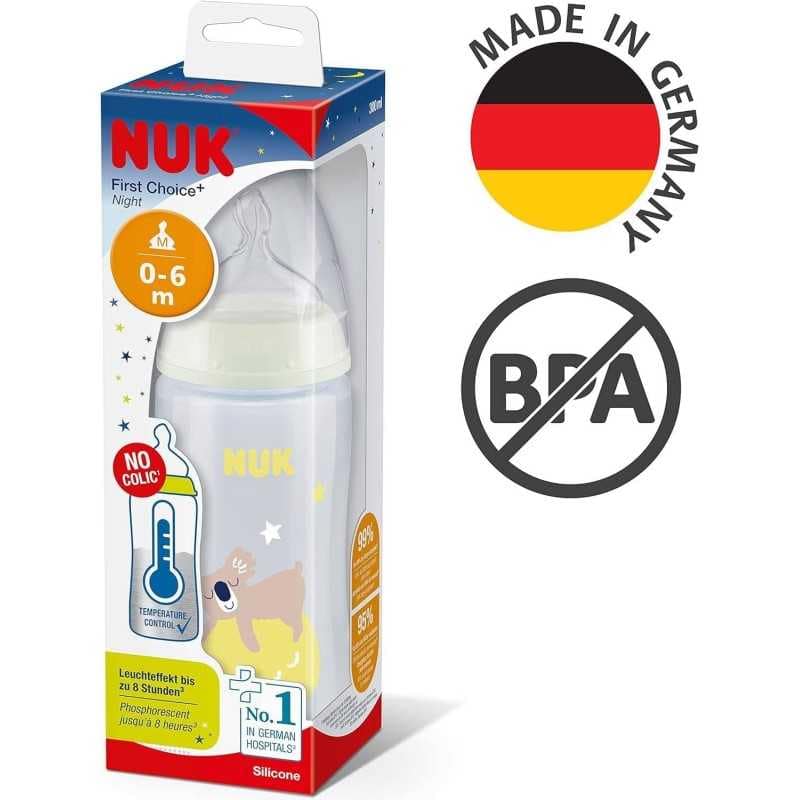 NUK First Choice 100% Silicone Pacifier 0-6M