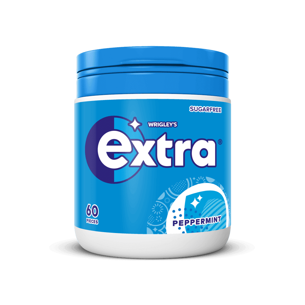 EXTRA Peppermint Sugar-Free Gum 60 Pieces