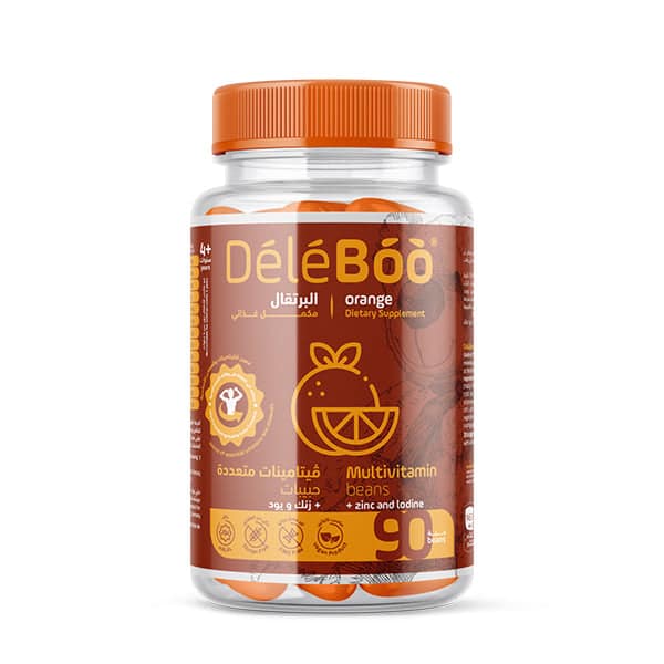 Deleboo Multivitamin Iodine + Zinc Orange 90 Beans