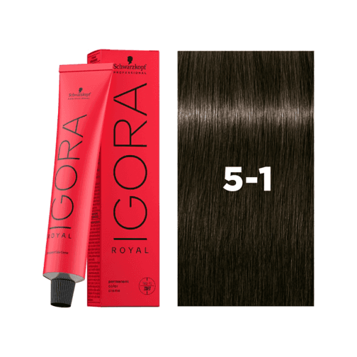 SCHWARZKOPF IGORA Royal 5-1 Light Ash Brown 60ml