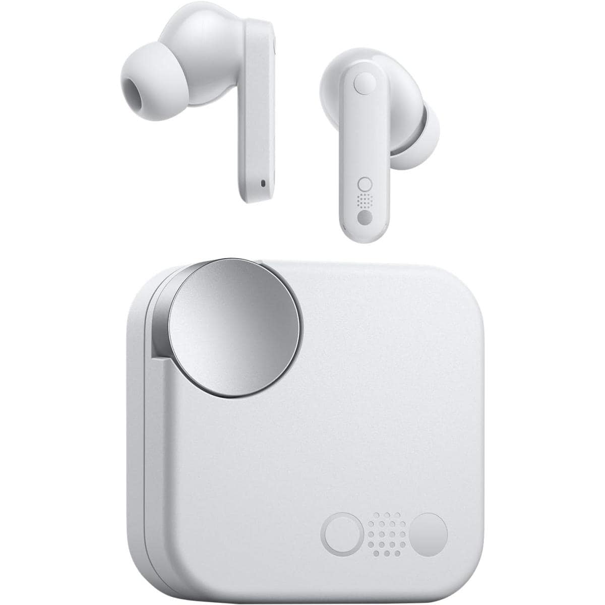 CMF Buds Wireless Bluetooth Earbuds, 42dB Noise Cancelling Earbuds, Dirac HD Audio, 35.5H Playtime, BT5.3, IP54 Waterproof, 4HD Mics Wireless Headphones for iPhone & Android - White