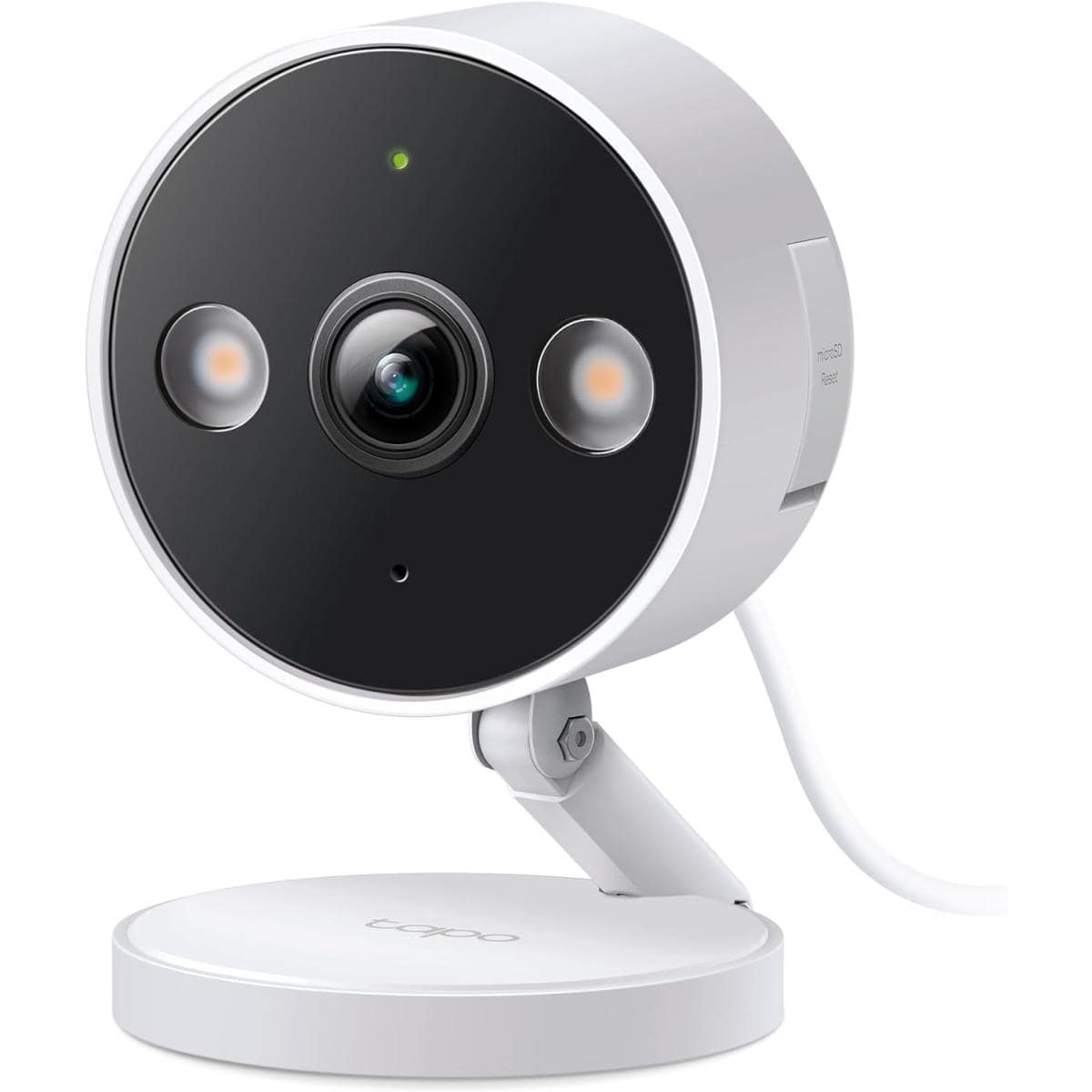 TP-Link Tapo C120 2K QHD Security Camera Indoor/Outdoor Color Night Vision Free Person/Pet/Vehicle Detection Invisible IR Mode SD Storage