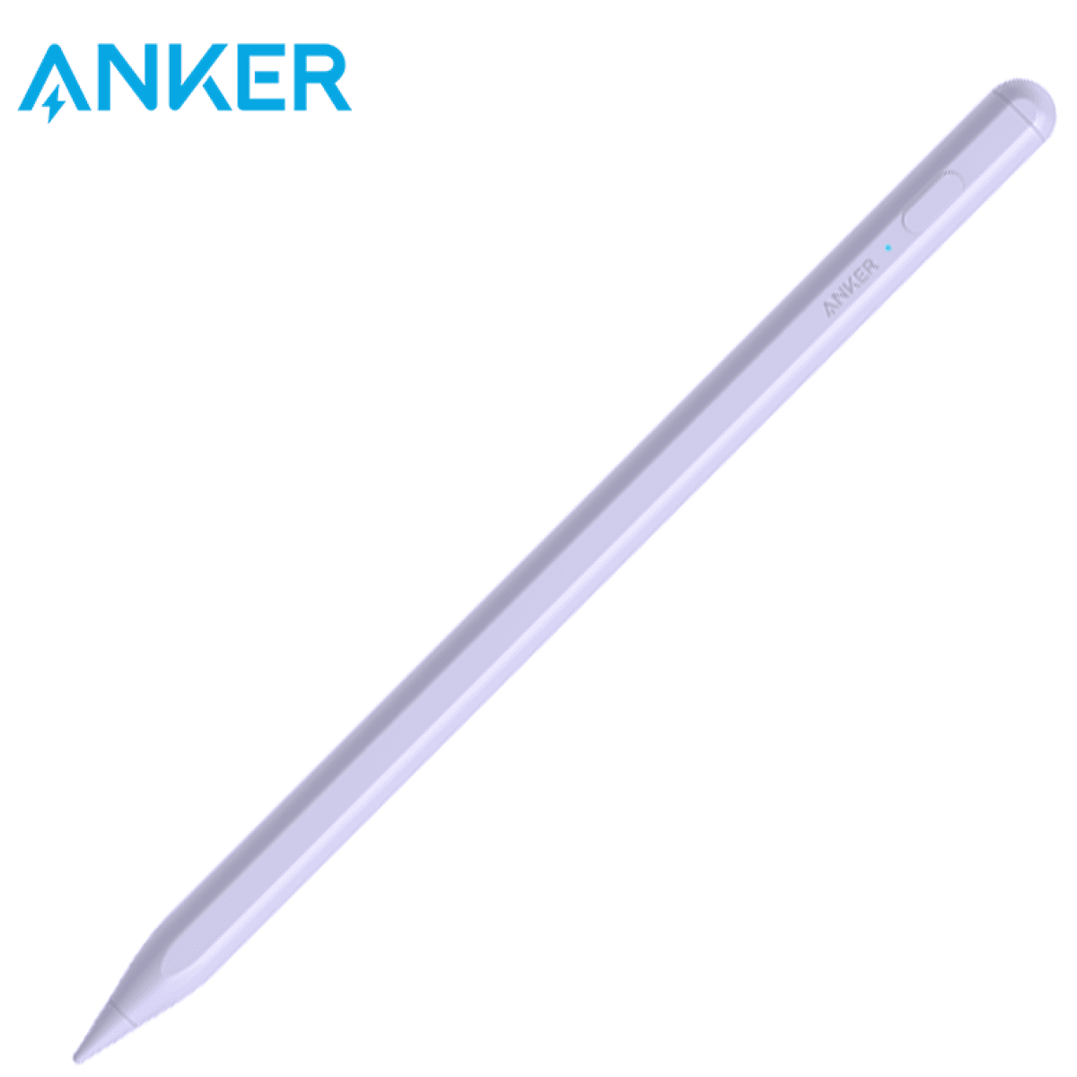 Anker Pencil A71396V1 Drawing Stylus Pen Bluetooth 5.3 up to 8 Hours USB-C Charging 15.4 Grams For Apple iPad - Purple