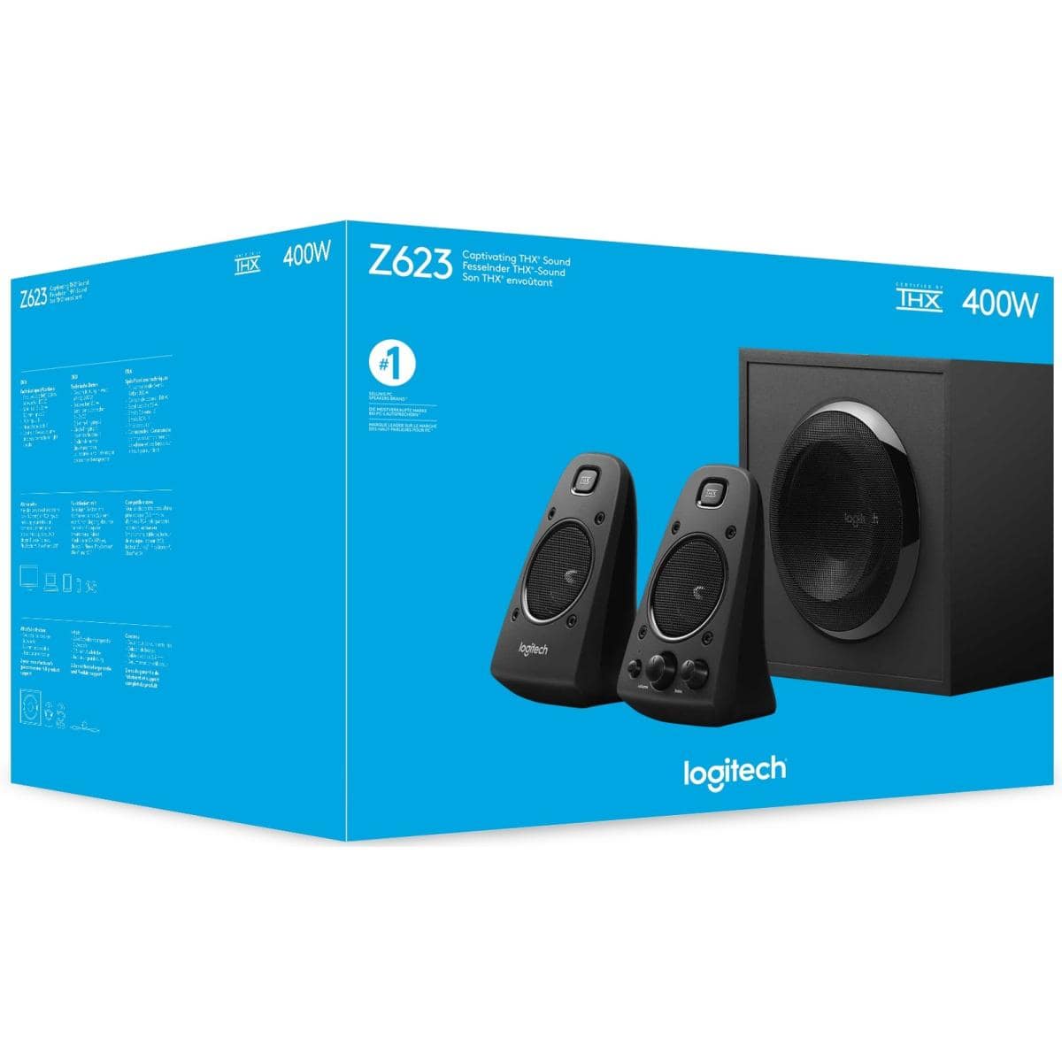 Logitech Z623 400W 2.1 Speaker System with THX Certified Audio