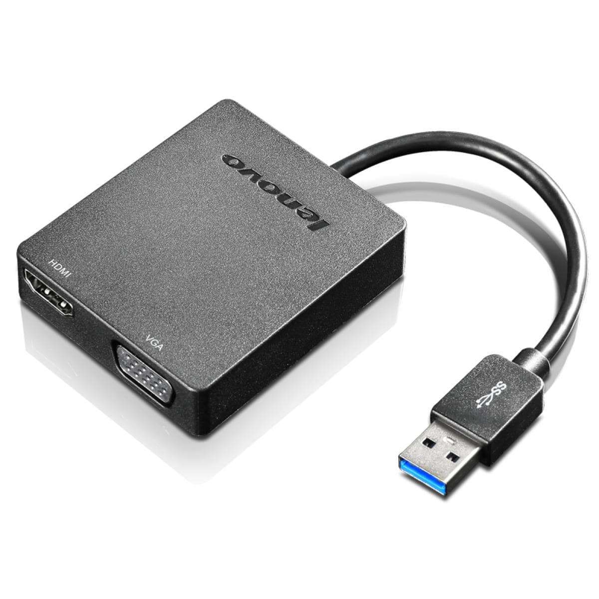 Lenovo Universal USB 3.0 to VGA/HDMI Adapter External Video Adapter
