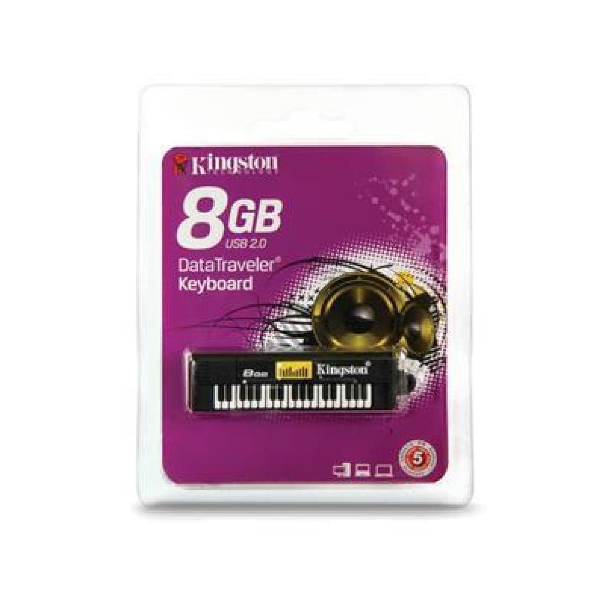 Kingston 8GB USB 2.0 Music Keyboard Shape