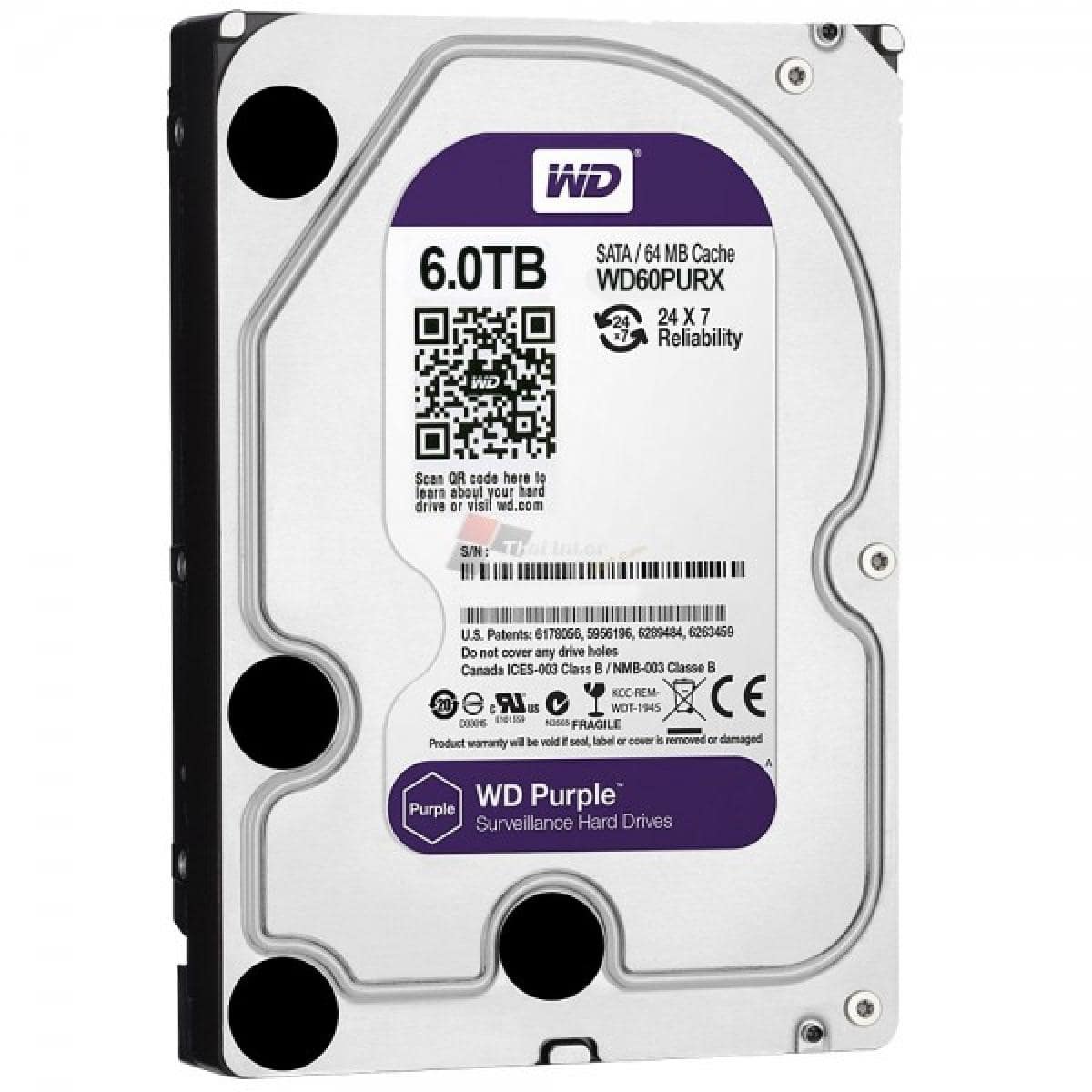 Western Digital Purple 6TB SATA3 Hard Drive