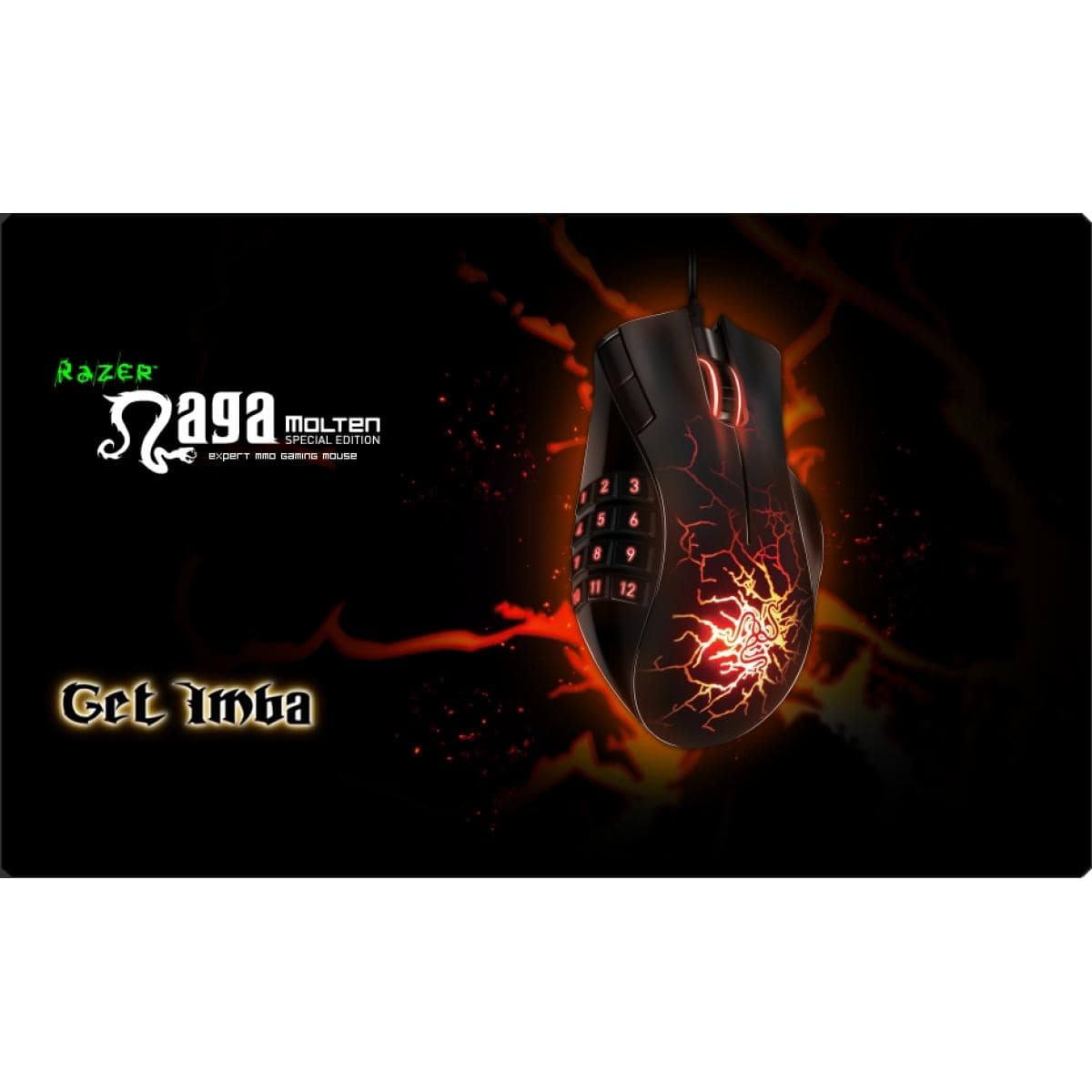 Razer Naga Hex Wraith Red Edition USB Gaming Mouse