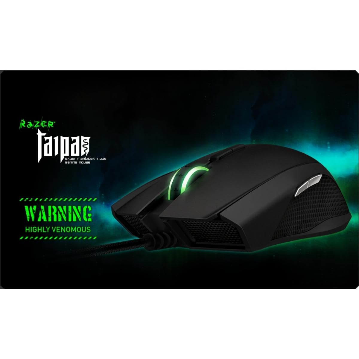 Razer Taipan Expert Ambidextrous USB Wired Gaming Mouse (Black)
