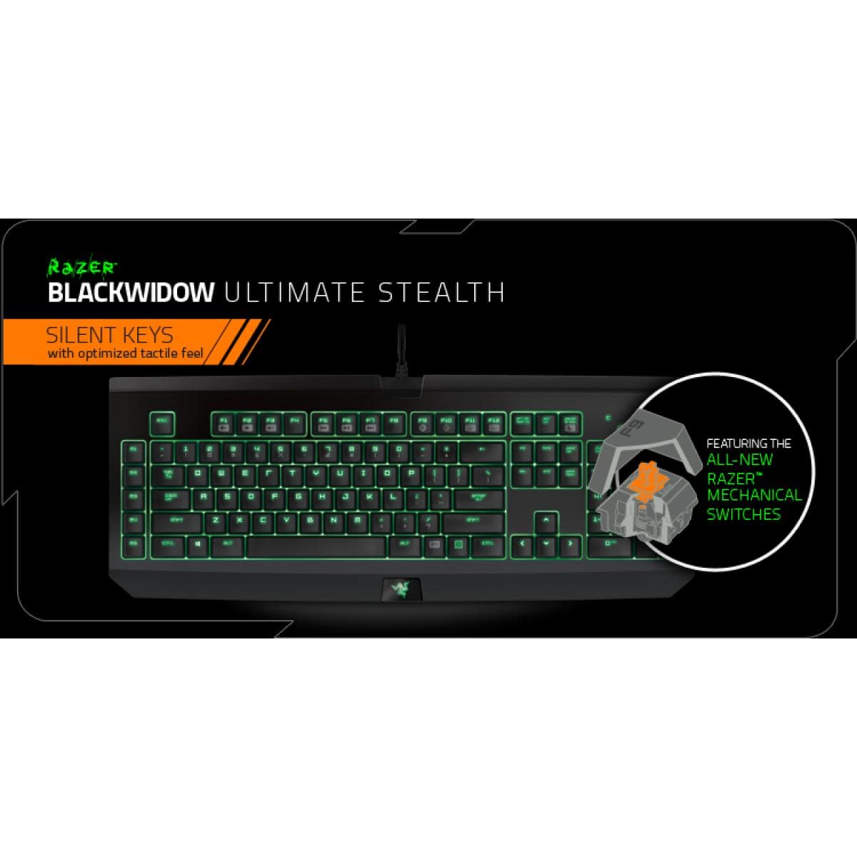 RAZER Blackwidow Ultimate Stealth Gaming Keyboard