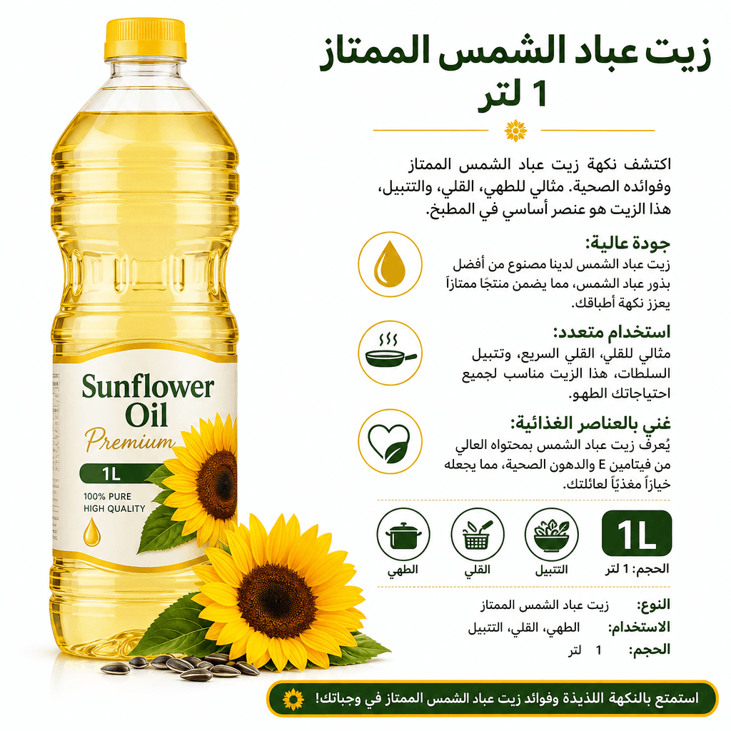 Sunflower Oil Premium 1L