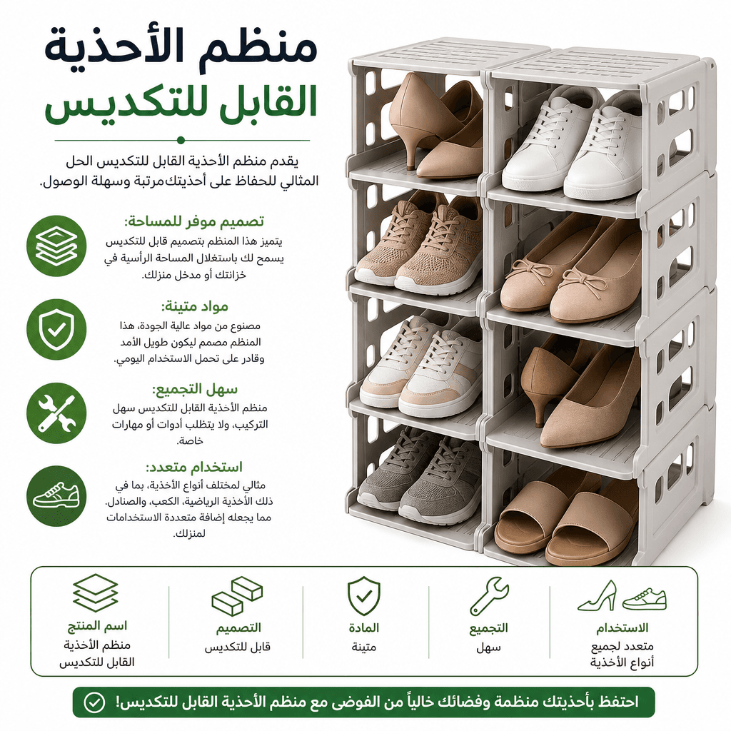 Stackable Shoe Organizer