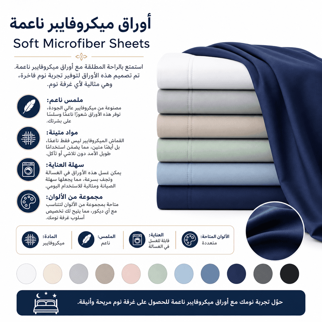 Soft Microfiber Sheets