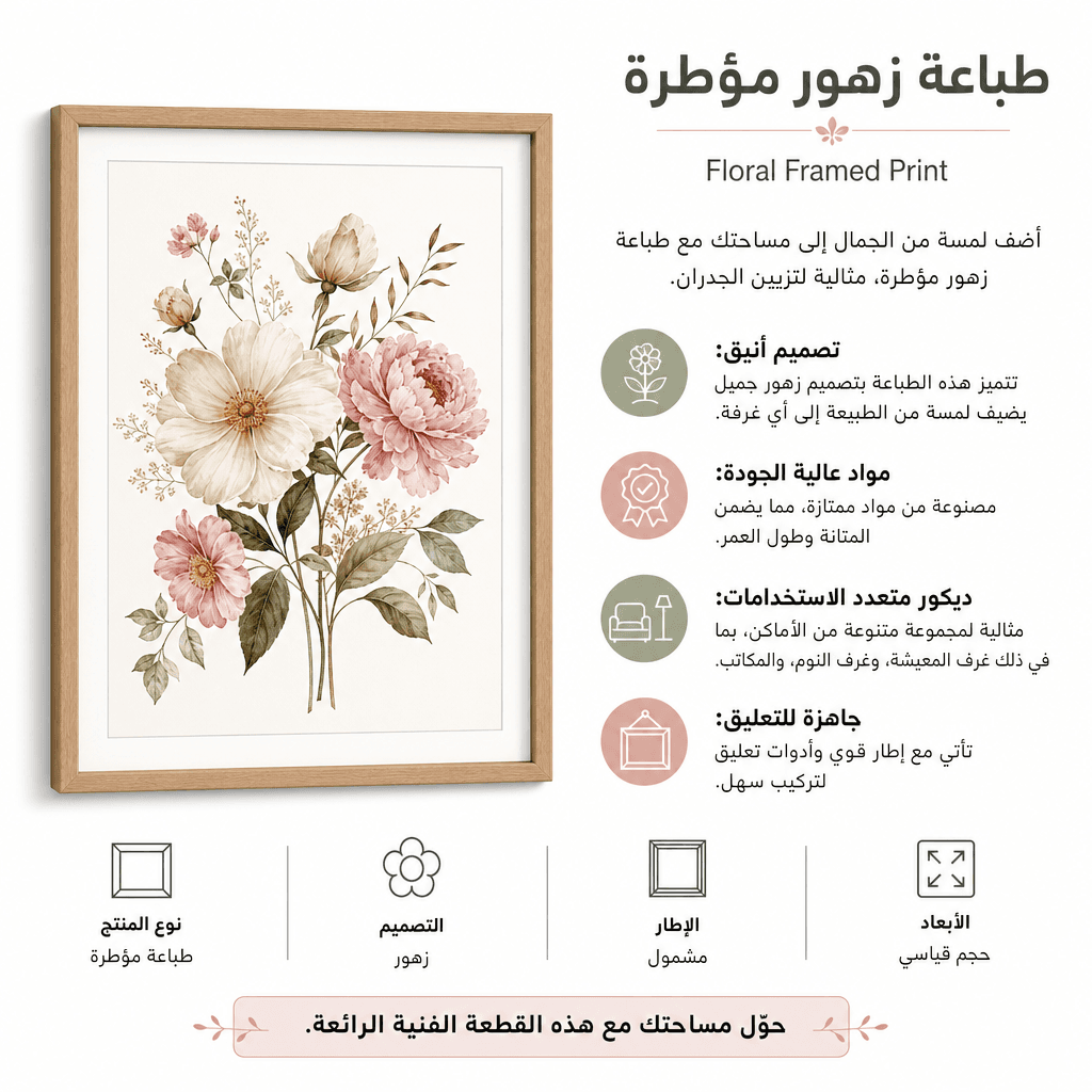 Floral Framed Print