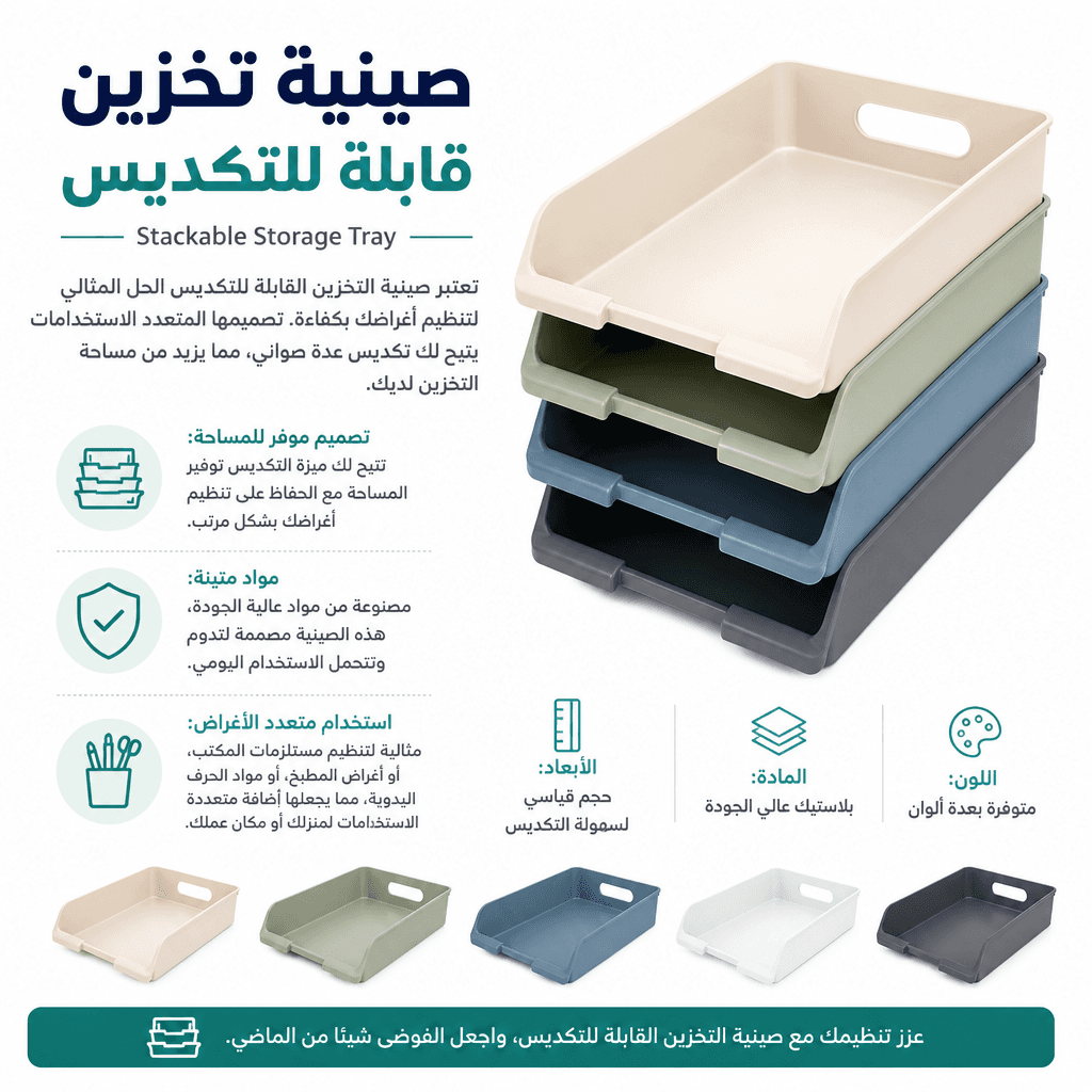Stackable Storage Tray