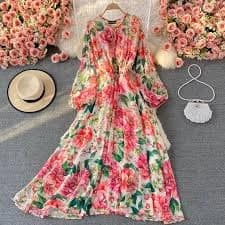 Floral Maxi Dress for Women