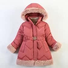 Warm Girls' Winter Jacket