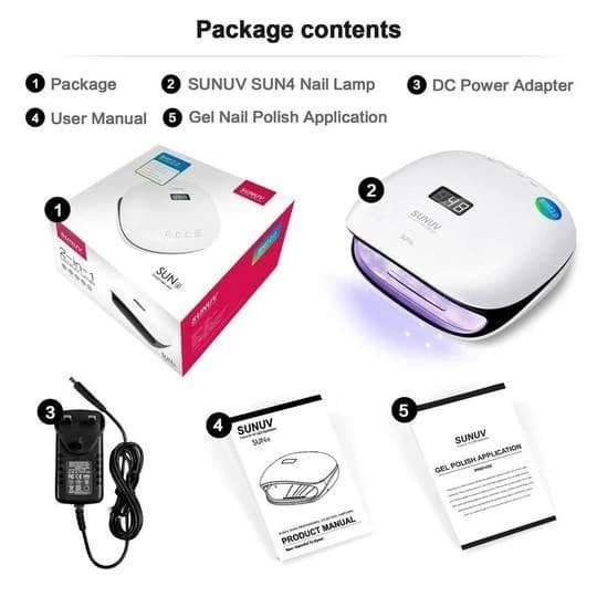 SUNUV 48W SUN 4S LED /UV Nail Light Nail Dryer Nail Lamp