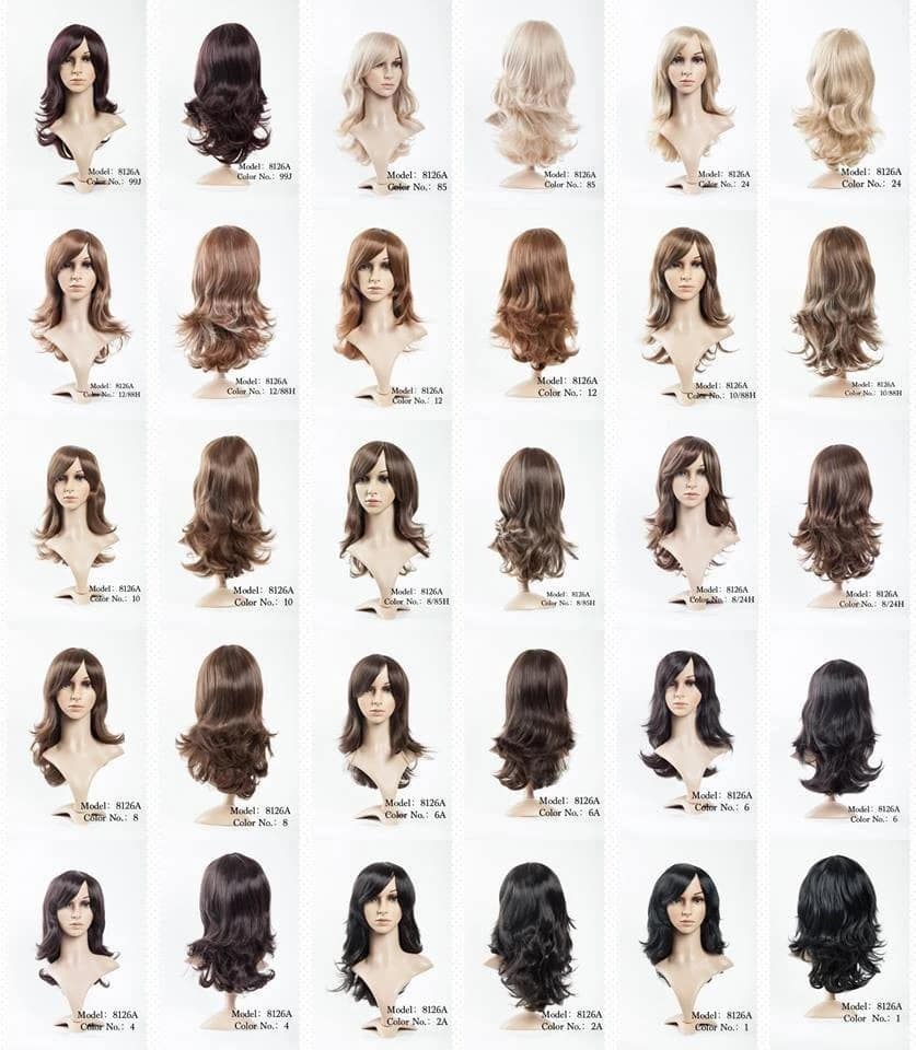 HairBright Synthetic Wigs Model No. 8126A