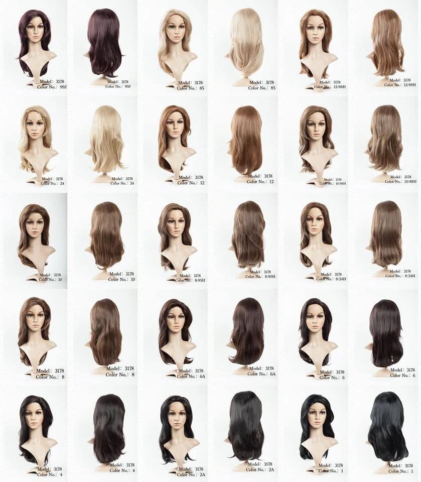 HairBright Synthetic Wigs Model No. 3178