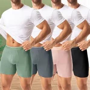 Men's Boxer Briefs Pack of 4