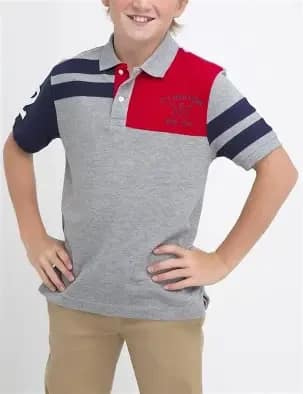 Boys' Graphic Polo Shirt