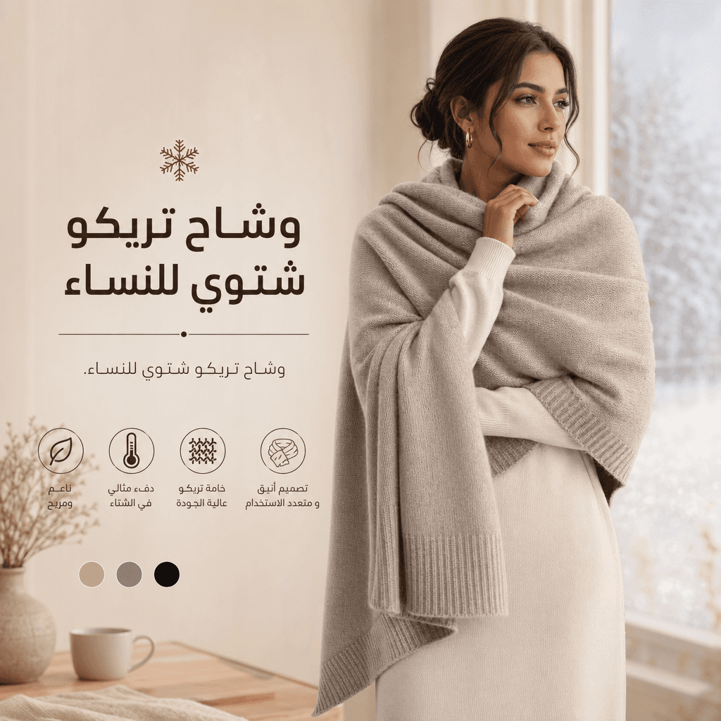 Women's Winter Knit Wrap