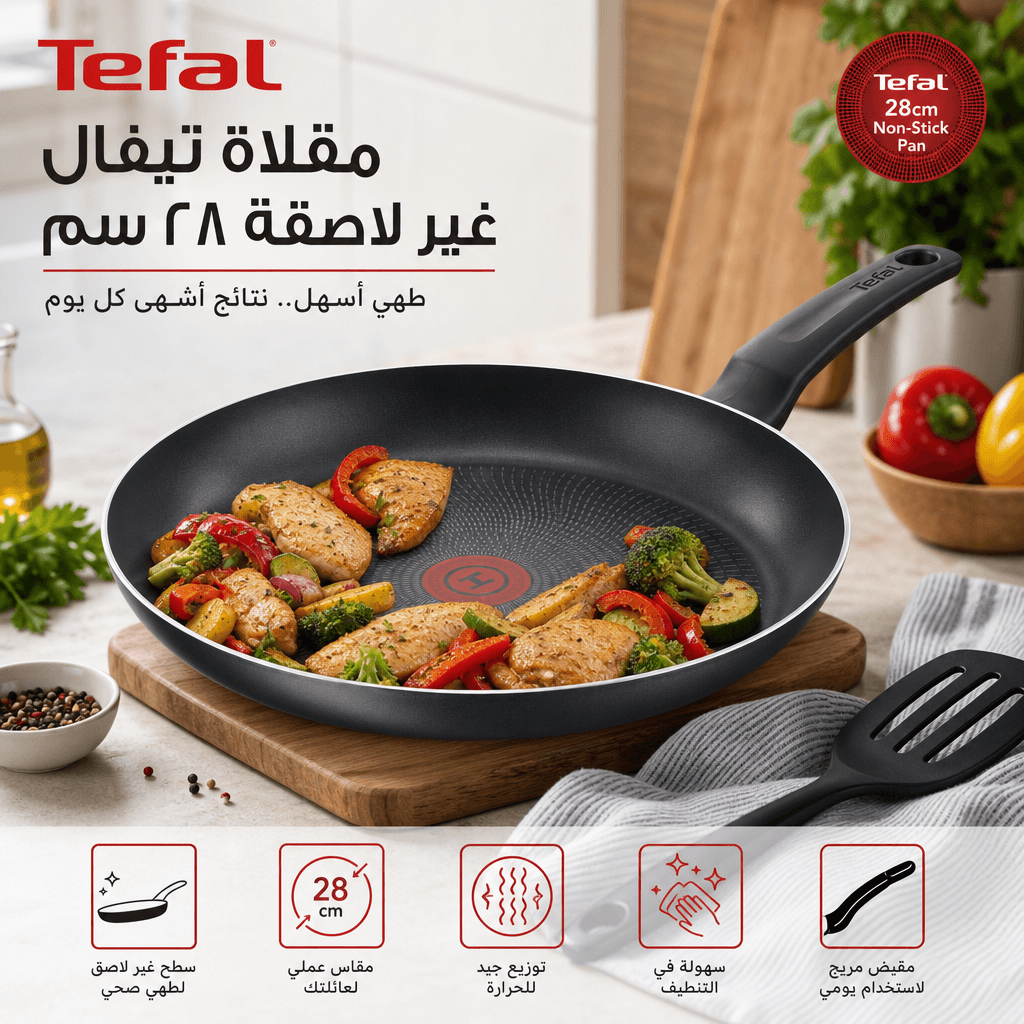 Tefal 28cm Nonâ€‘Stick Pan