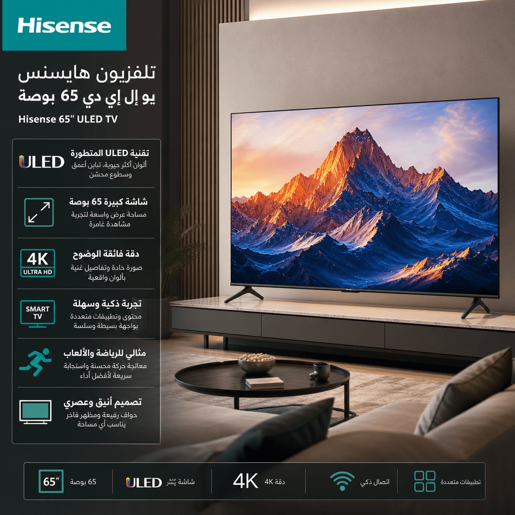 Hisense 65'' ULED TV