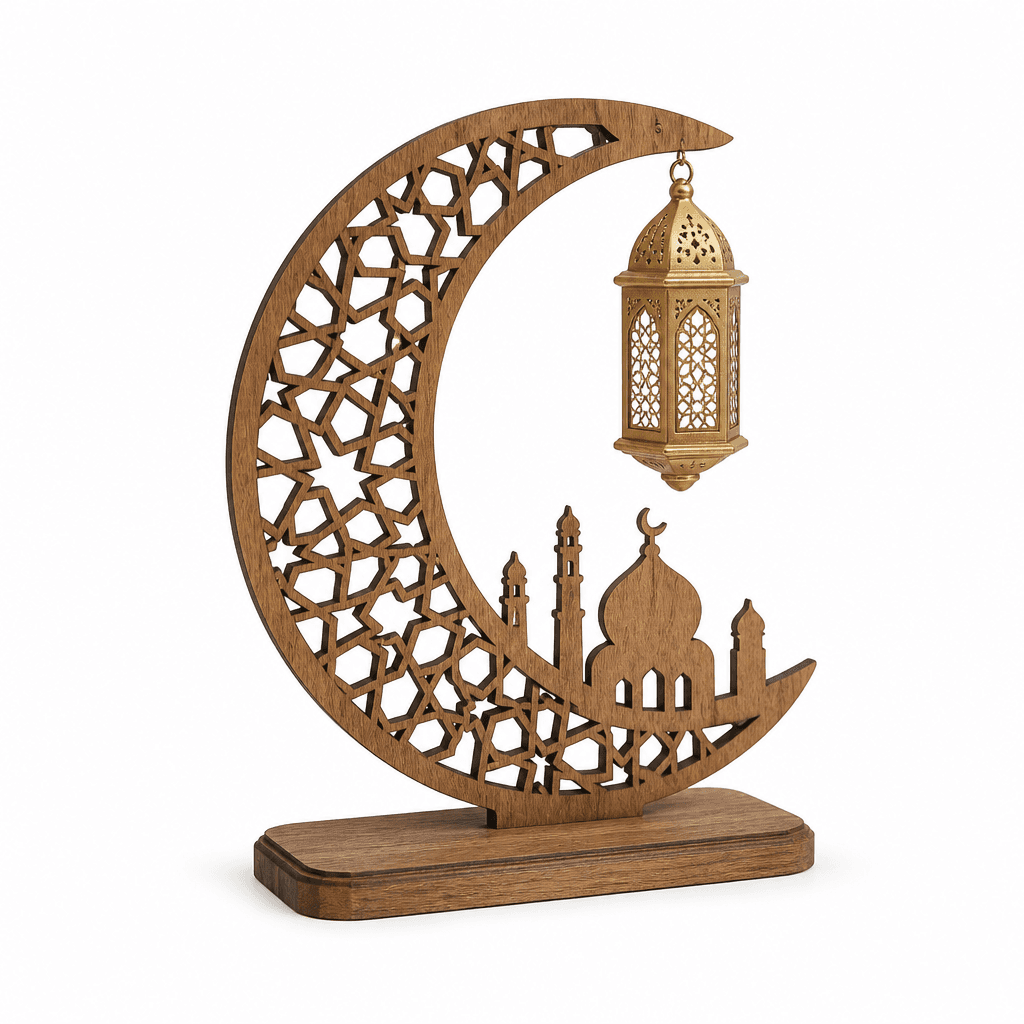 Ramadan Table Decor Wooden Stand