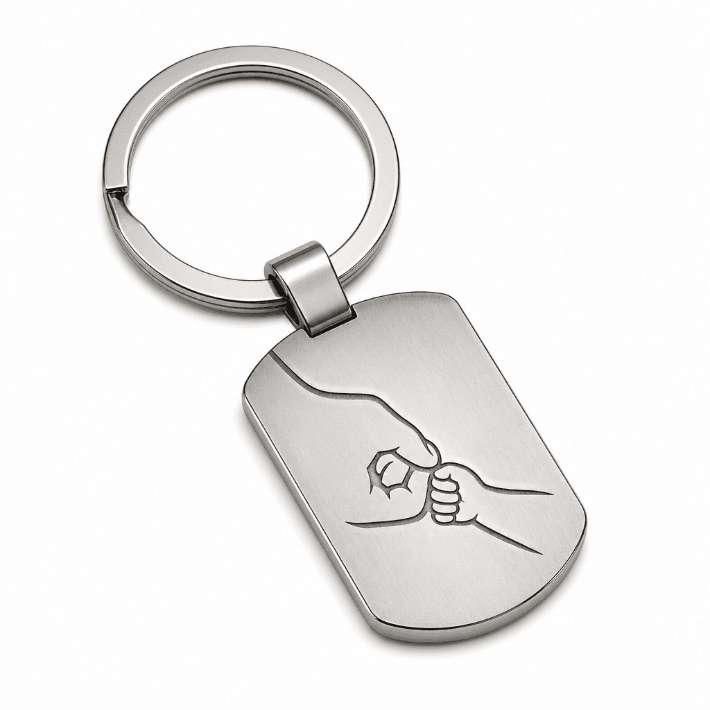 Father's Day Keychain Metal