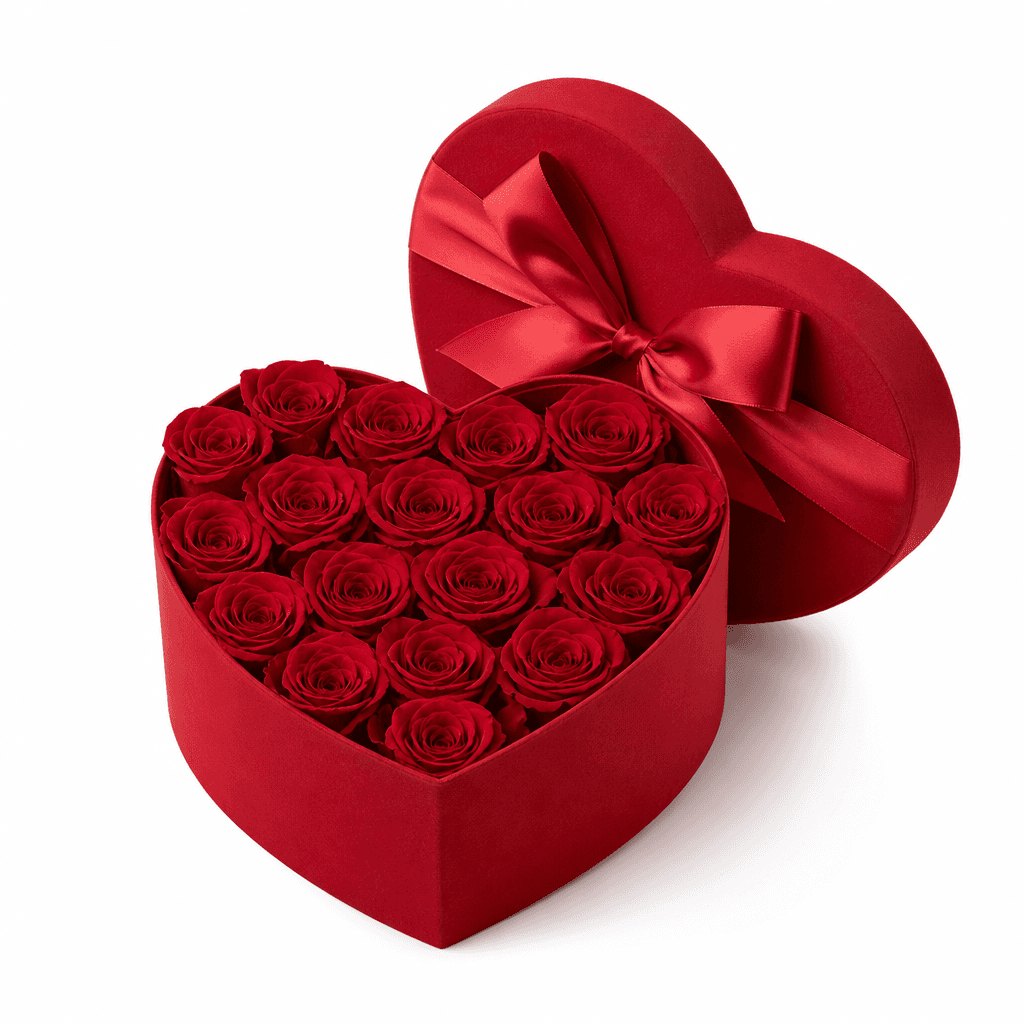 Valentine Rose Gift Box