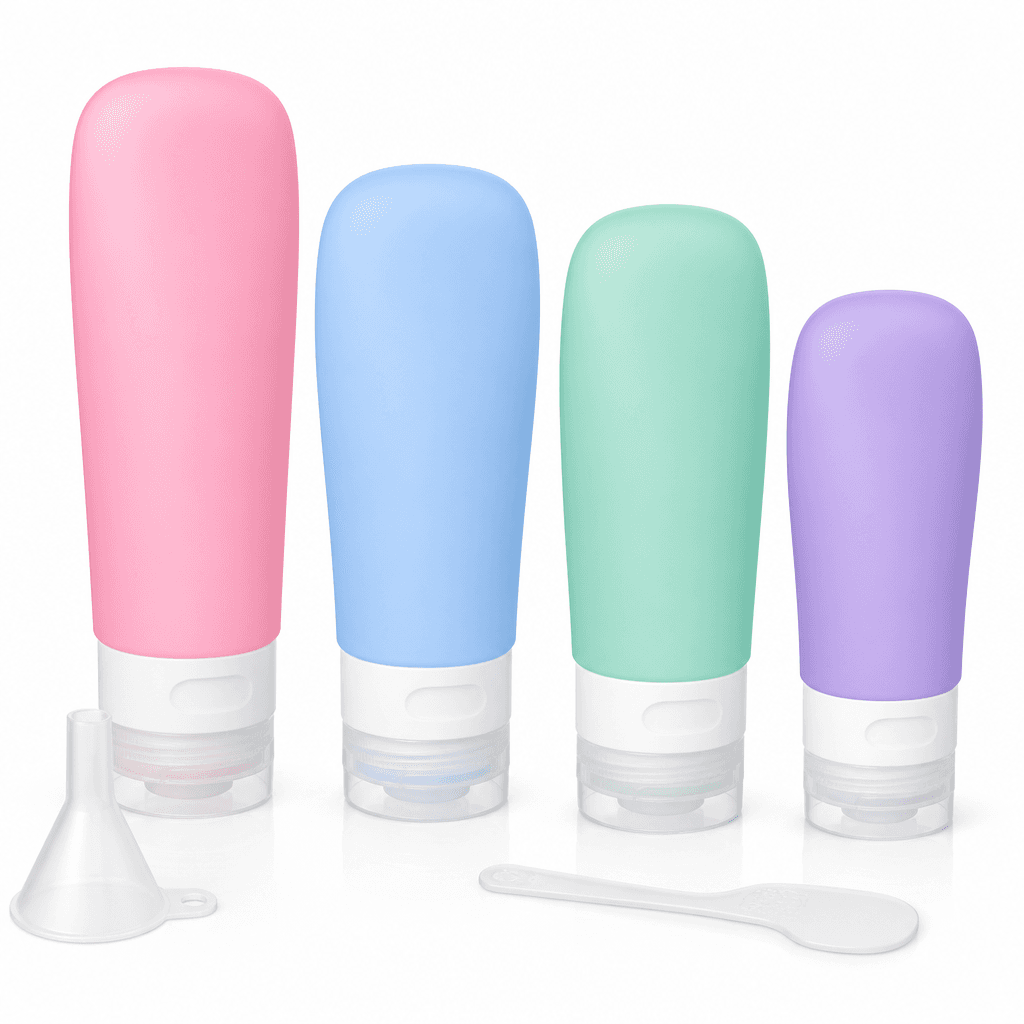 Travel Silicone Bottle Set