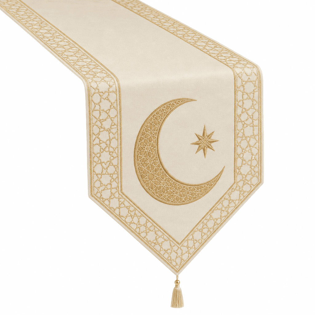 Ramadan Table Runner Crescent