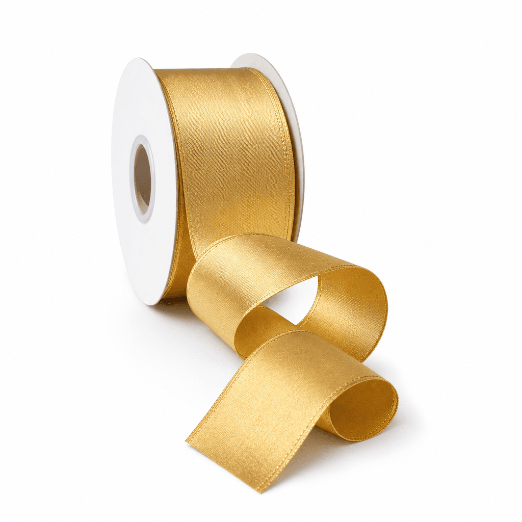 Gift Ribbon Roll Gold