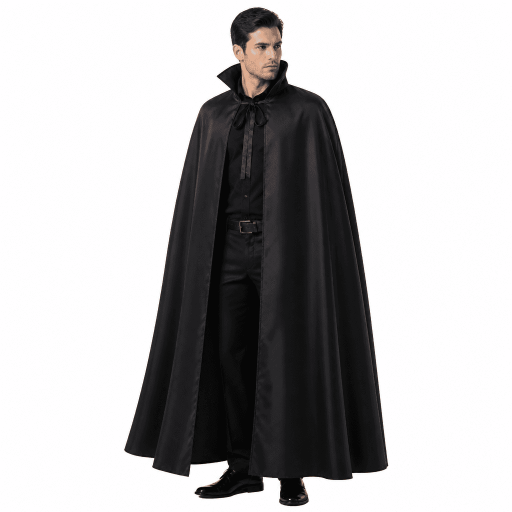 Halloween Black Cape Adult