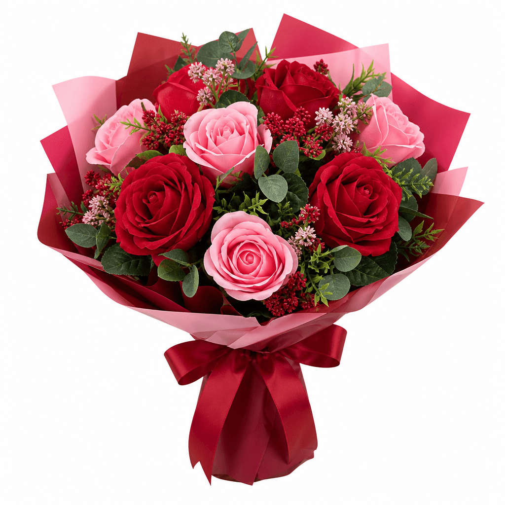Valentine Rose Bouquet Artificial