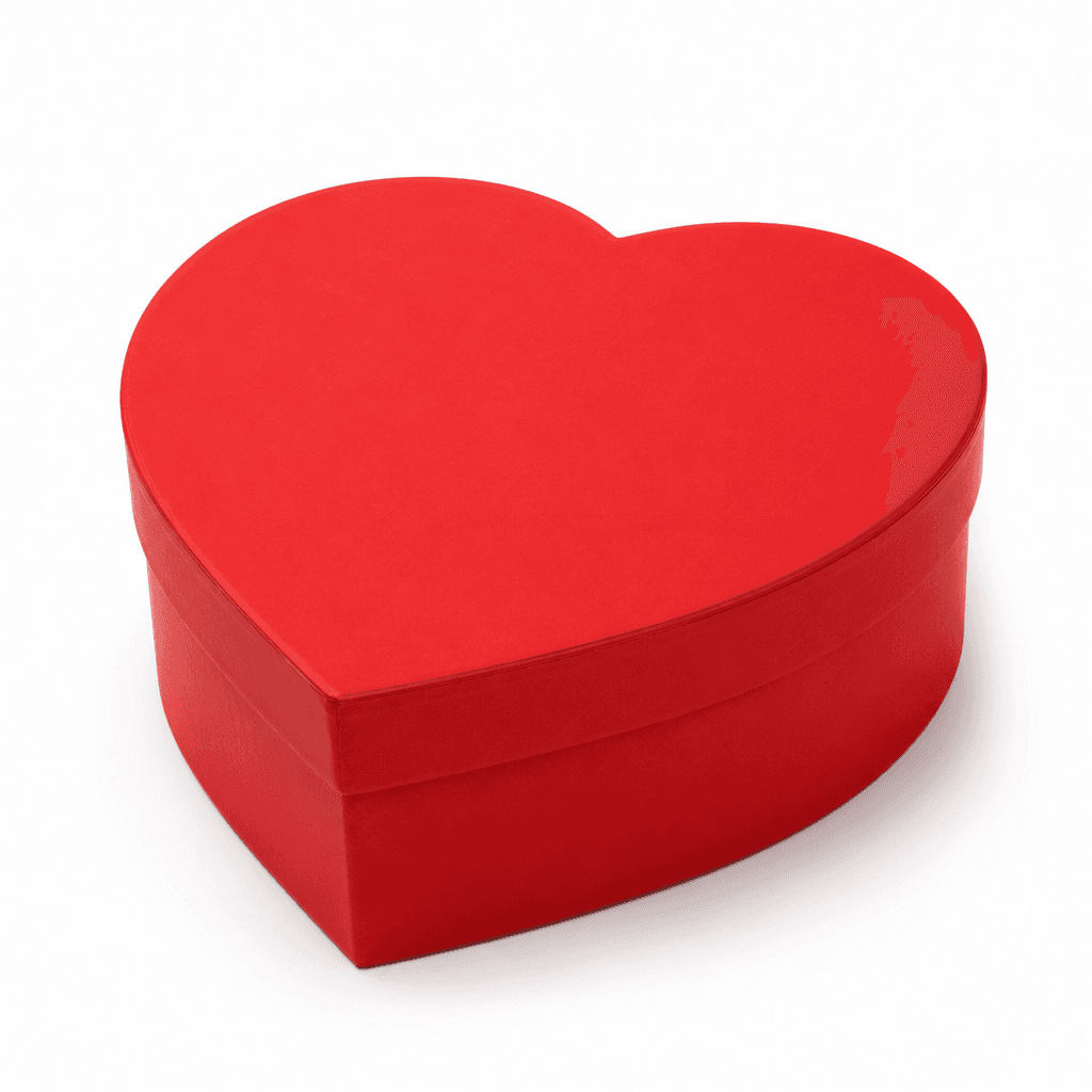 Valentine Heart Box Red