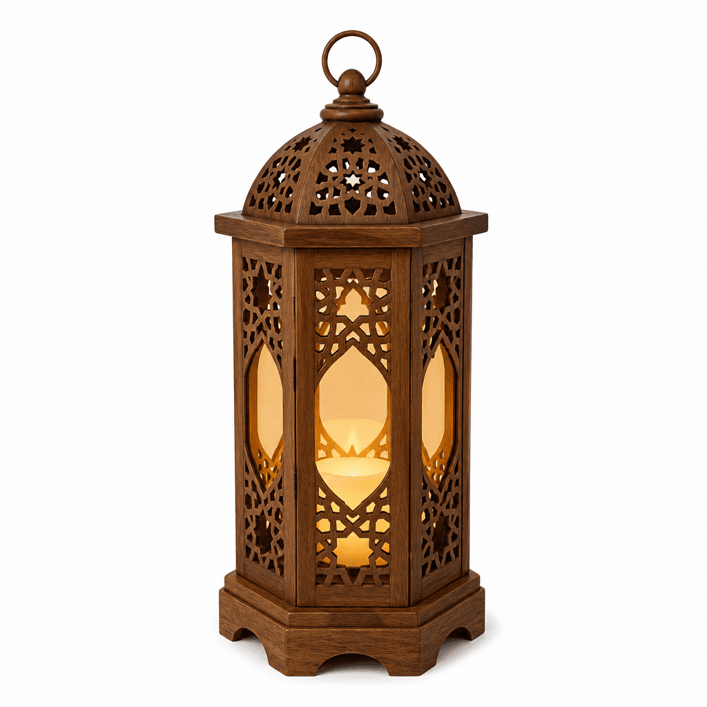 Ramadan Wooden Lantern Large