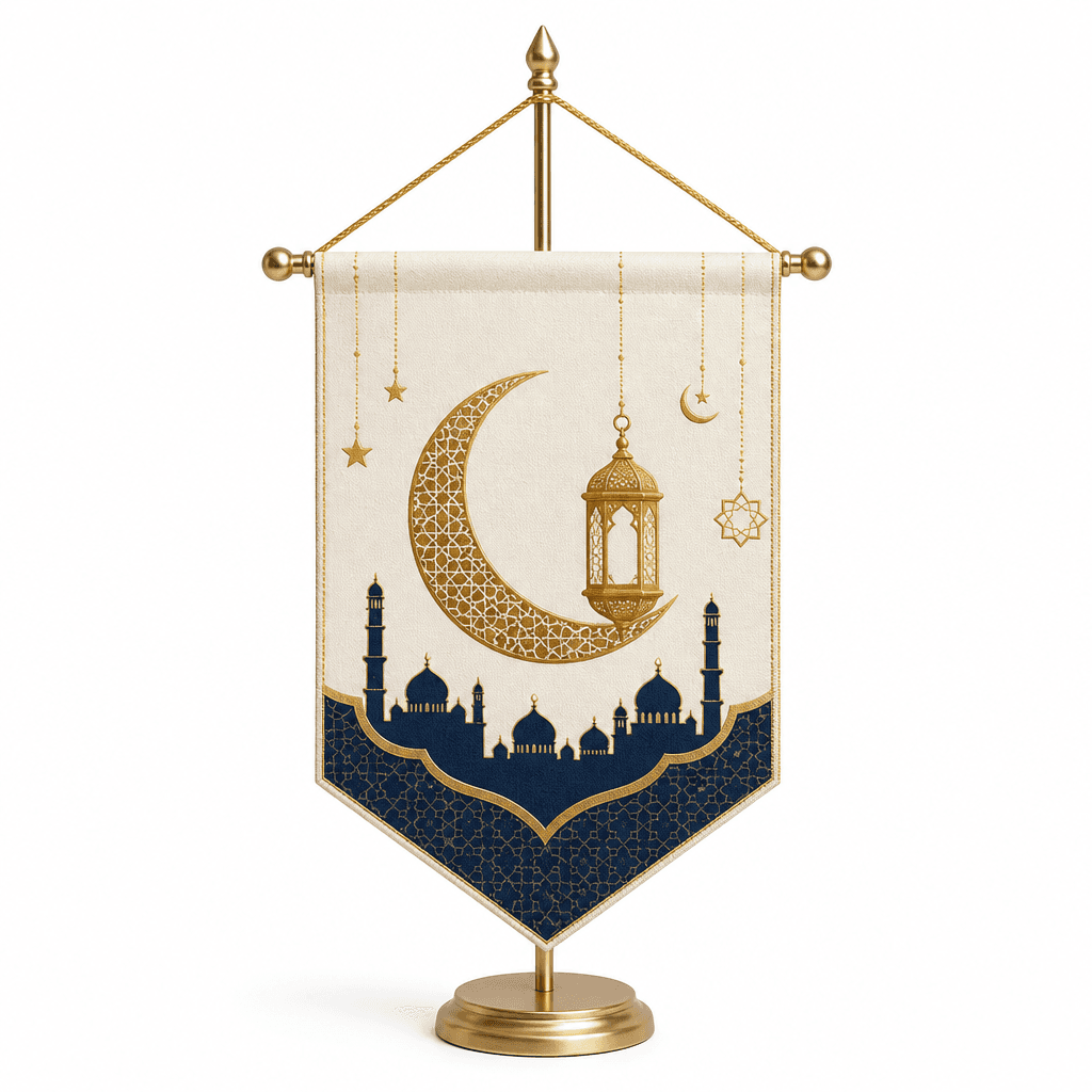 Ramadan Mubarak Table Banner