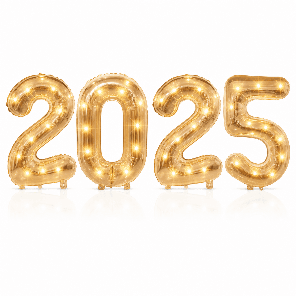 New Year LED Balloon Numbers